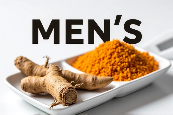 Men's Health products with natural ingredients